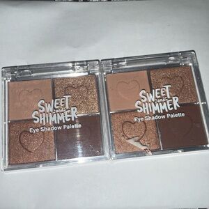 Sweet and shimmer eye shadow palette.